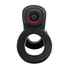 Hunkyjunk Revhammer Shaft Vibe Ring - Tar Ice w/Red Vibe - Penis Enhancement
