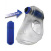 Hunkyjunk Revsling Sling w/Vibe - Clear Ice w/Blue Vibe - Penis Enhancement
