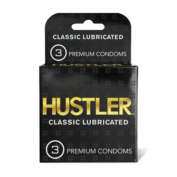 Hustler Classic Lubricated Premium Condoms - Pack of 3 - Condoms