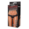 Hustler Stimulating Panties w/Pearl Pleasure Beads Black M/L - Stimulators