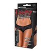 Hustler Vibrating Panties w/Bullet Black S/M - Stimulators
