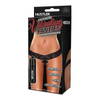 Hustler Vibrating Panties w/Hidden Vibe Pocket Bullet & Stimulation Beads Black S/M - Stimulators