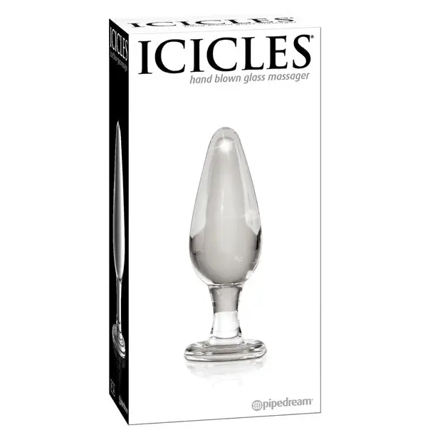 Icicles No. 26 Hand Blown Glass - Clear - Anal Products