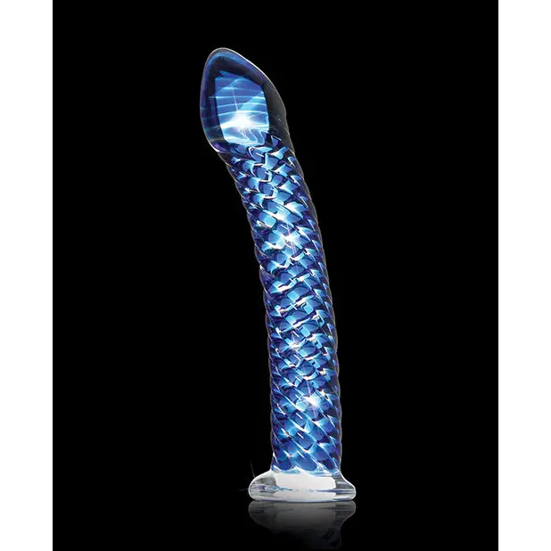 Icicles No. 29 Hand Blown Glass - Clear w/Ridges - Dongs & Dildos