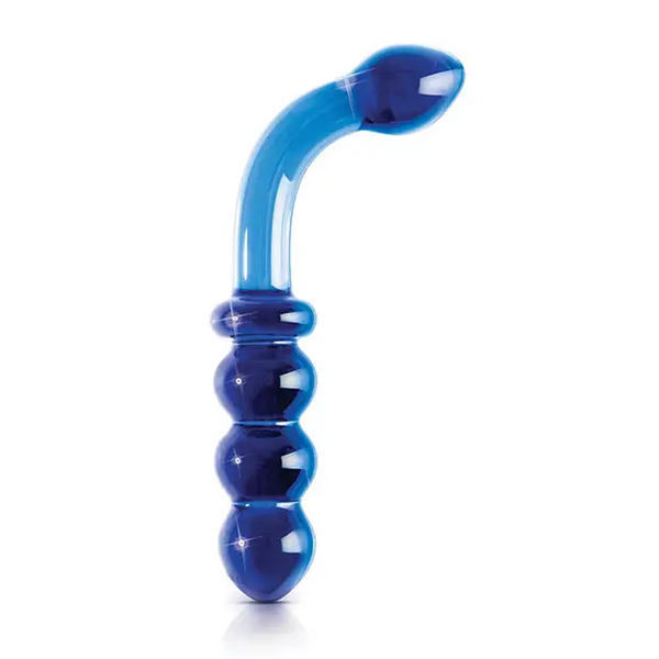 Icicles No. 31 Hand Blown Glass - Blue G Spot - Dongs & Dildos