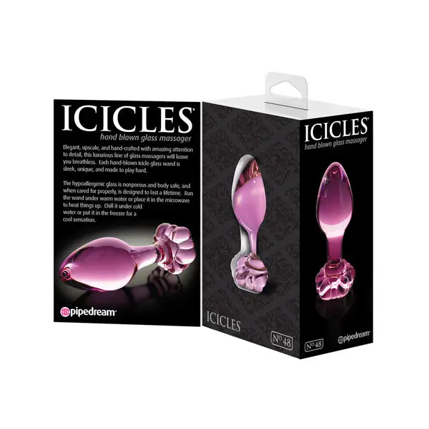 Icicles No. 48 Butt Plug - Pink - Anal Products