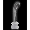 Icicles No. 88 Hand Blown Glass G-Spot Massager w/Suction Cup - Clear - Dongs & Dildos