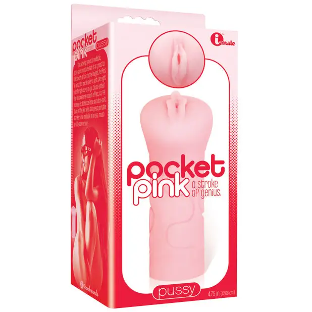Icon Male Pocket Pink Mini Pussy Masturbator - Dolls & Masturbators