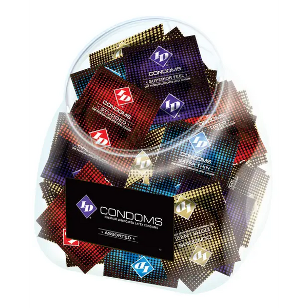 ID Assorted Condoms - Jar of 144 - Condoms