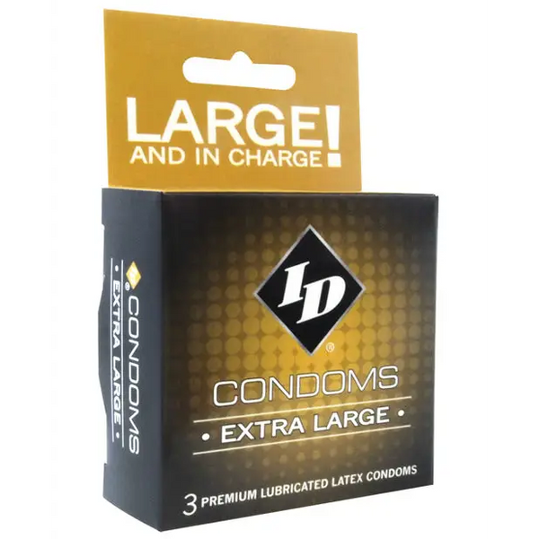 ID Extra Large Condoms - Box of 3 - Condoms