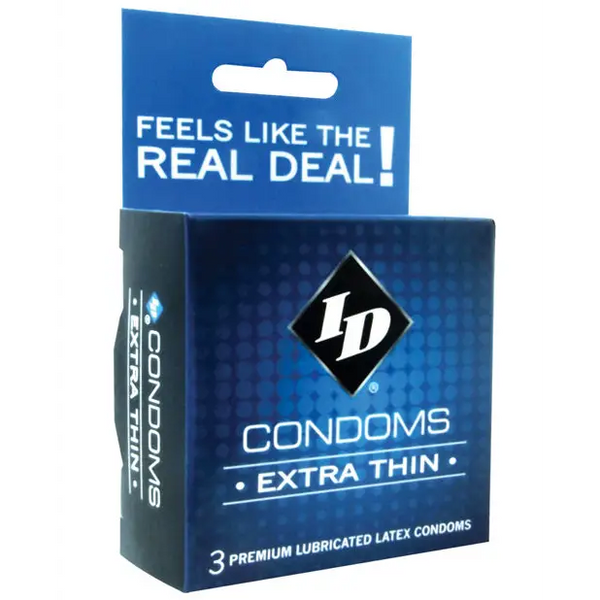 ID Extra Thin Condoms - Box of 3 - Condoms