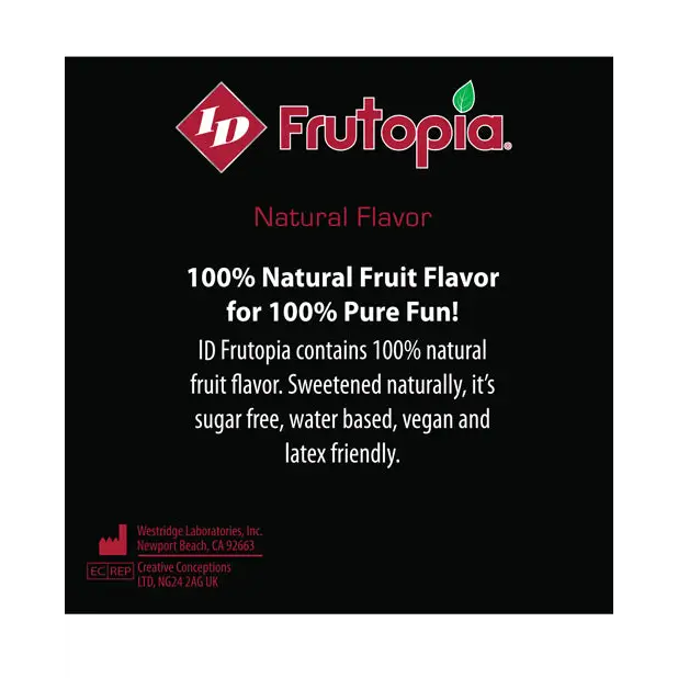 ID Frutopia Natural Lubricant - 3.4 oz Watermelon - Flavored