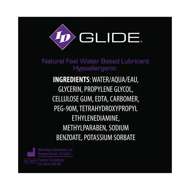 ID Glide Water Based Lubricant - 12 ml Tube - Lubricants