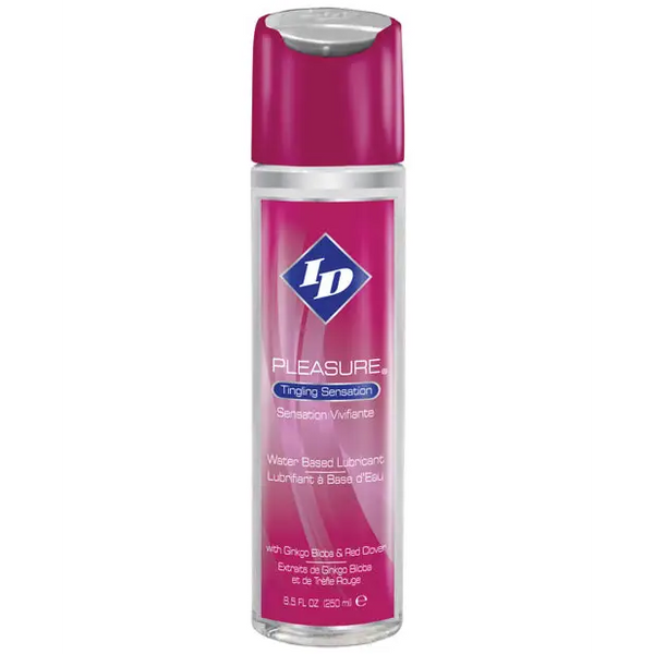 ID Pleasure Waterbased Tingling Lubricant - 8.5 oz Flip Cap Bottle - Lubricants