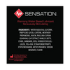 ID Sensation Waterbased Warming Lubricant - 1 oz Pocket Bottle - Lubricants