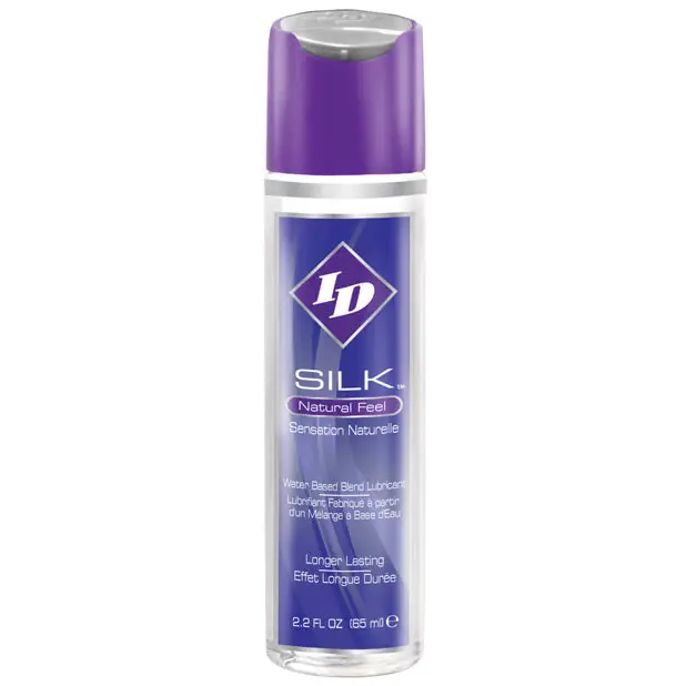 ID Silk Natural Feel Lubricant - 2.2 oz Flip Cap Bottle - Lubricants