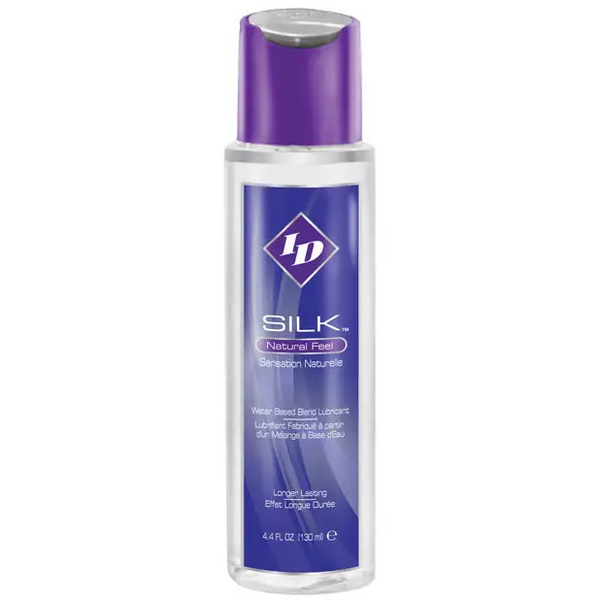 ID Silk Natural Feel Lubricant - 4.4 oz Flip Cap Bottle - Lubricants