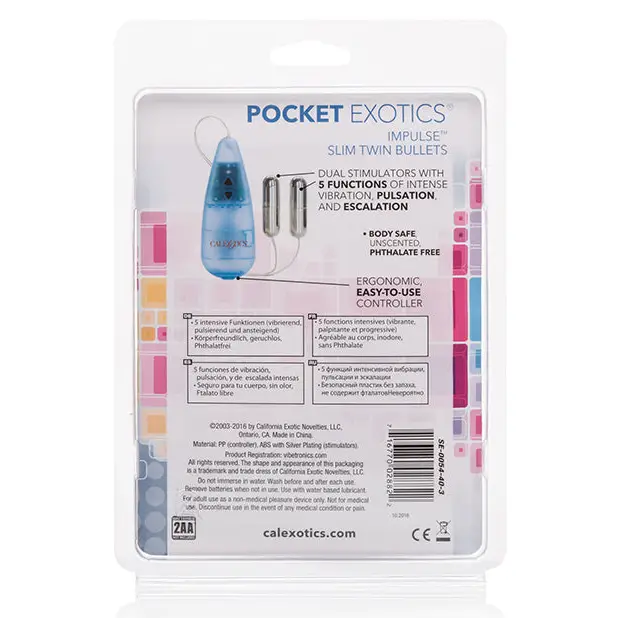 Impulse Pocket Paks w/Twin Silver Bullets - Stimulators