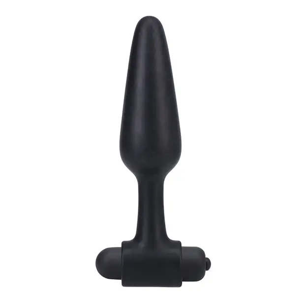 In A Bag 5 Vibrating Butt Plug - Black