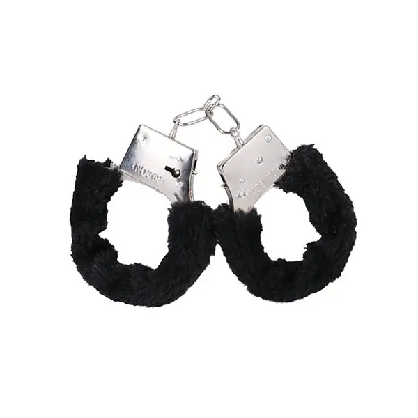 In A Bag Furry Handcuffs - Black