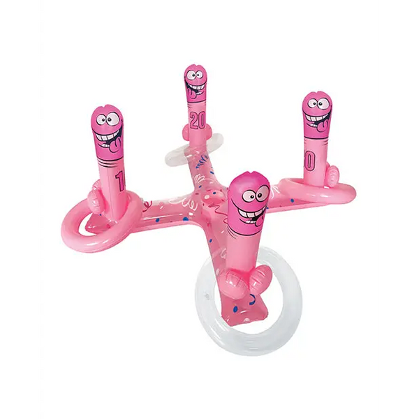 Inflatable Pecker Ring Toss Game - Bachelorette & Party Supplies