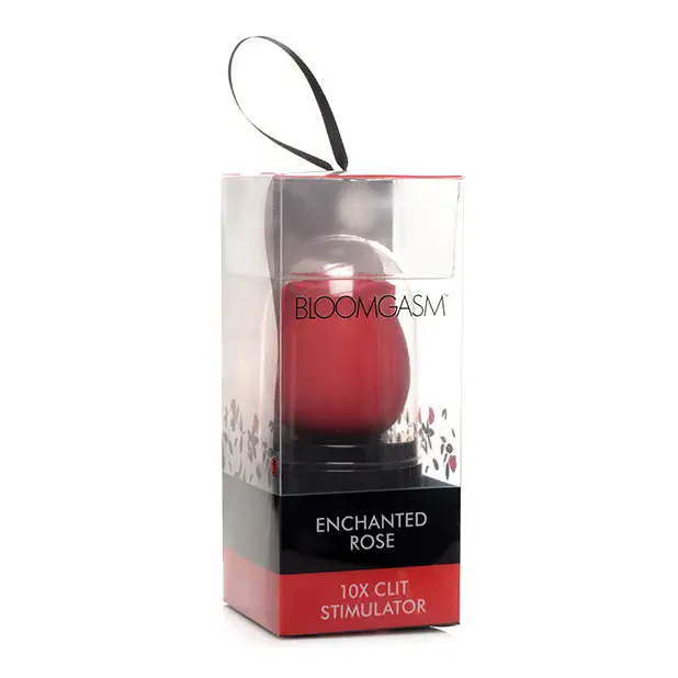 Inmi Bloomgasm Enchanted Rose 10X Clitoral Stimulator w/Case - Red - Stimulators