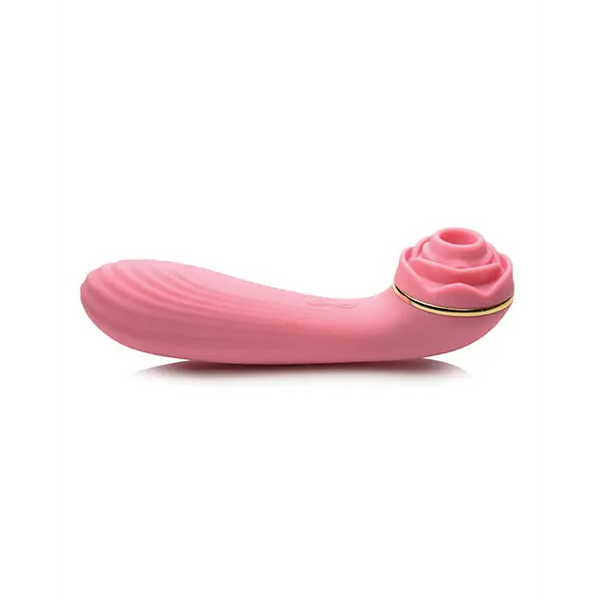 Inmi Bloomgasm Passion Petals Rose 10X Suction & Vibrator - Pink - Stimulators
