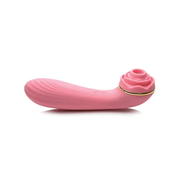 Inmi Bloomgasm Passion Petals Rose 10X Suction & Vibrator - Pink - Stimulators