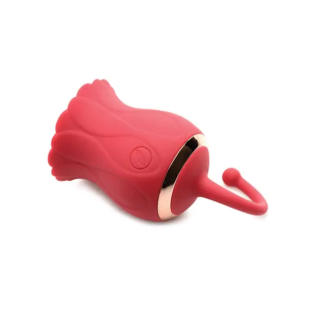 Inmi Bloomgasm Royalty Rose 10X Suction & Clit Stimulator - Red - Stimulators
