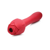 Inmi Bloomgasm Sweet Heart Rose 5X Suction & 10X Vibrator - Red - Stimulators