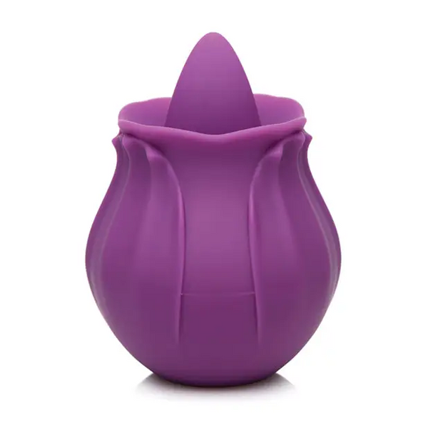 Inmi Bloomgasm Wild Violet 10X Licking Stimulator - Purple - Stimulators