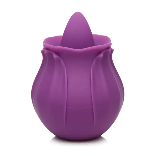 Inmi Bloomgasm Wild Violet 10X Licking Stimulator - Purple - Stimulators