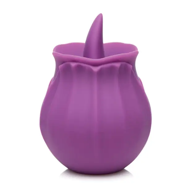 Inmi Bloomgasm Wild Violet 10X Licking Stimulator - Purple - Stimulators