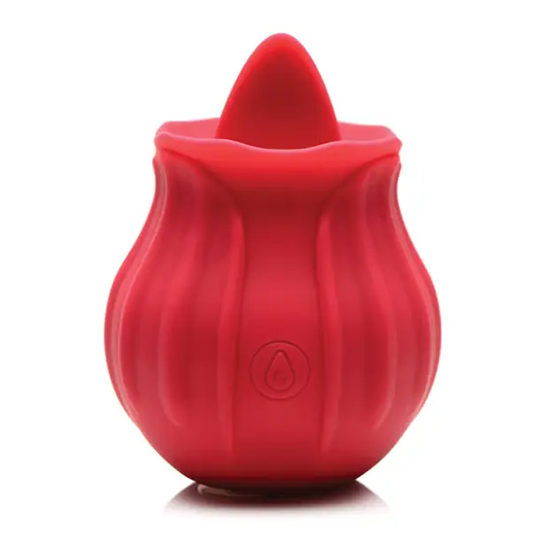 Inmi Bloomgasm Wild Violet 10X Licking Stimulator - Red - Stimulators