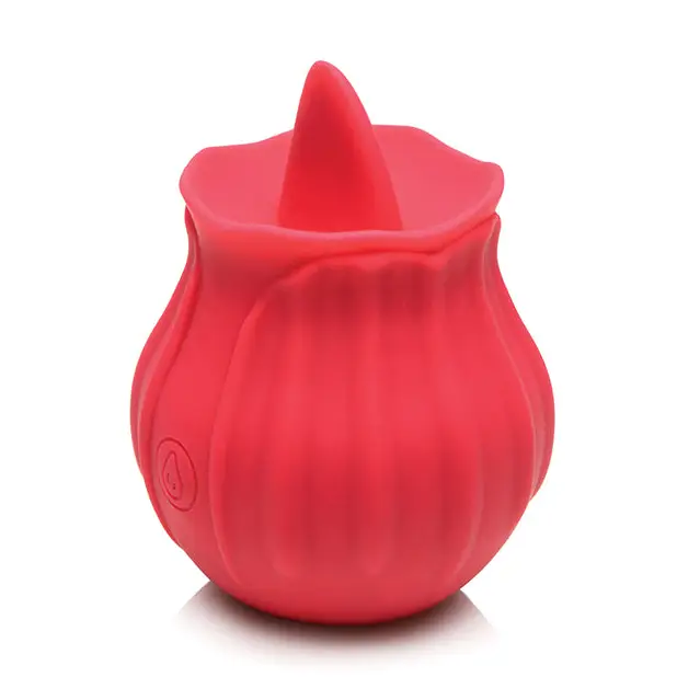 Inmi Bloomgasm Wild Violet 10X Licking Stimulator - Red - Stimulators