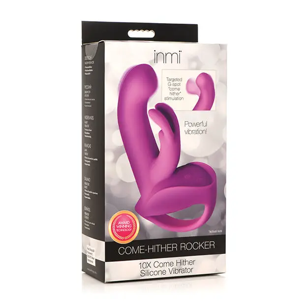 Inmi Come Hither Rocker 10X Silicone Vibrator - Stimulators