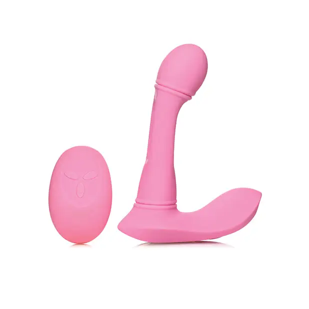 Inmi G-Flick Flicking G-Spot Vibrator w/Remote - Pink - Vibrators