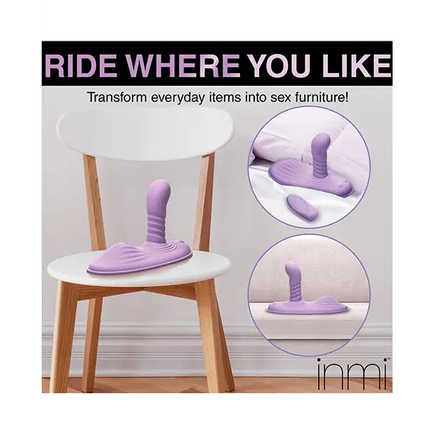 Inmi Thrust N’ Grind Thrusting & Vibrating Silicone Grinder - Purple - Vibrators