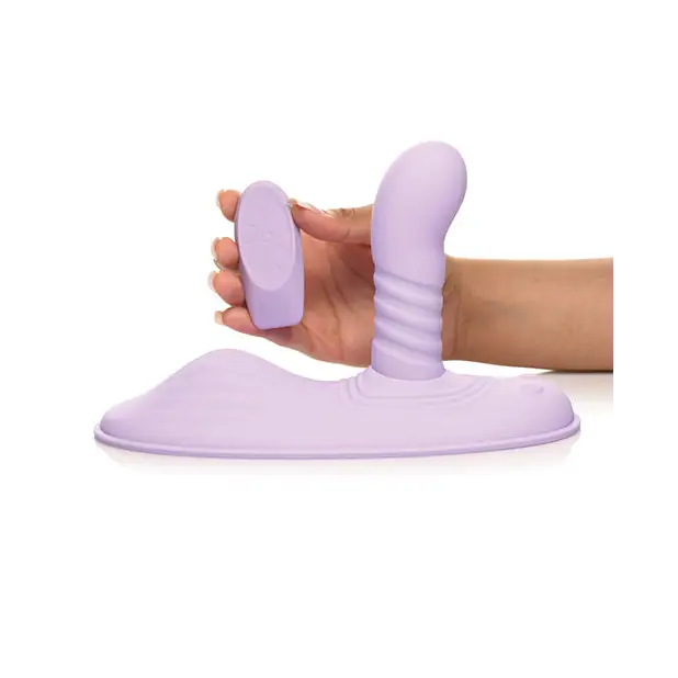 Inmi Thrust N’ Grind Thrusting & Vibrating Silicone Grinder - Purple - Vibrators