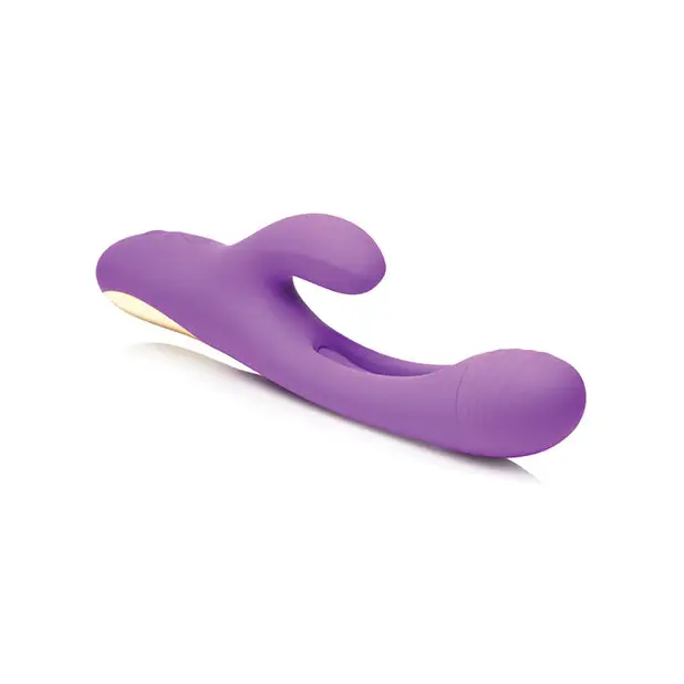 Inmi Tri-Flick Flicking Rabbit Vibrator - Purple - Vibrators