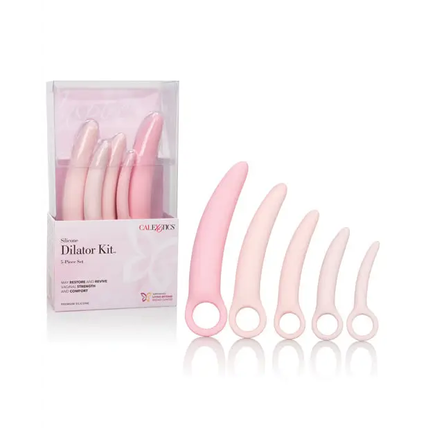 Inspire Silicone Dilator 5 Piece Set - Pink - Sexual Enhancers