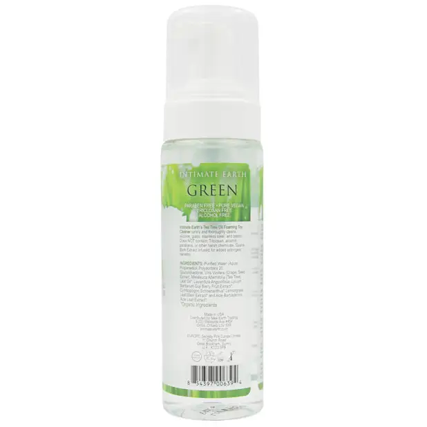 Intimate Earth Foaming Toy Cleaner - 200 ml Green Tea Tree Oil - Toy Cleaners