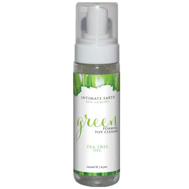 Intimate Earth Foaming Toy Cleaner - 200 ml Green Tea Tree Oil - Toy Cleaners