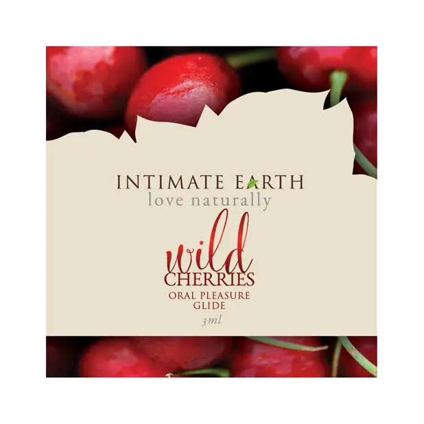 Intimate Earth Lubricant Foil - 3 ml Wild Cherries - Lubricants