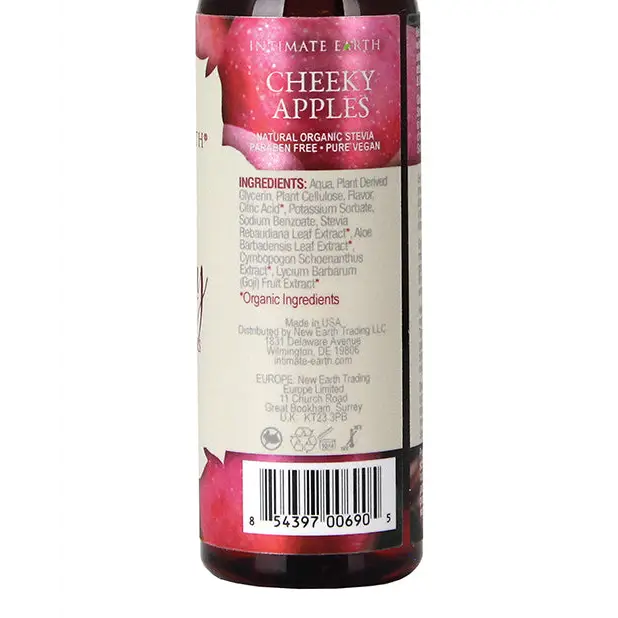 Intimate Earth Natural Flavors Glide - 60 ml Cheeky Apples - Massage Products