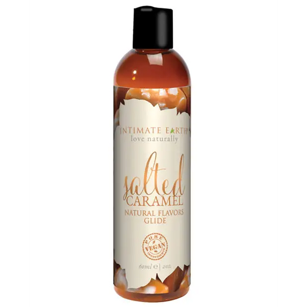 Intimate Earth Natural Flavors Glide - 60 ml Salted Caramel - Massage Products