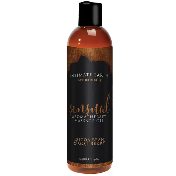 Intimate Earth Sensual Massage Oil - 120 ml Cocoa Bean & Gogi Berry - Massage Products