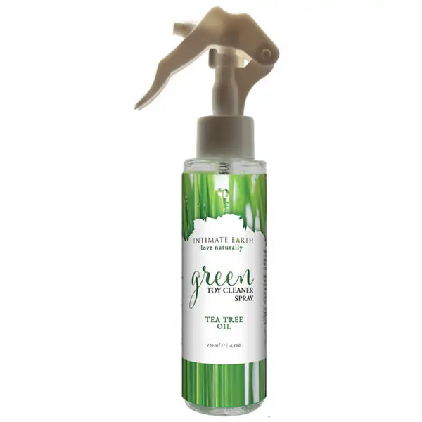 Intimate Earth Toy Cleaner Spray - 4.2 oz Green Tea Tree Oil - Toy Cleaners