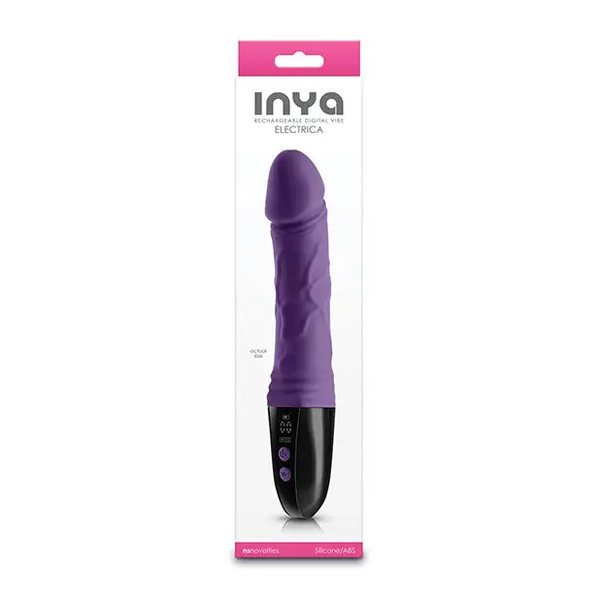 INYA Electrica Phallic Digital Vibrator - Purple - Vibrators