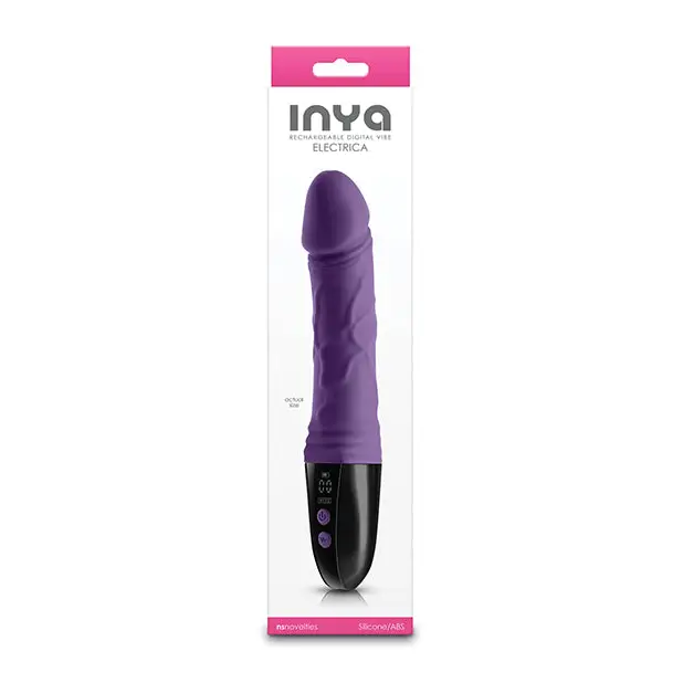 INYA Electrica Phallic Digital Vibrator - Purple - Vibrators